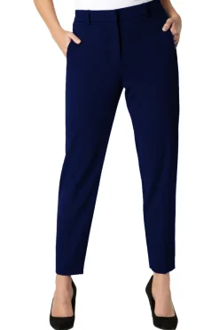 Roman Navy Short Straight Leg Stretch Trouser