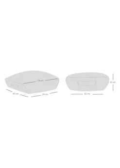 rucomfy Gaming Footstool LED Beanbag