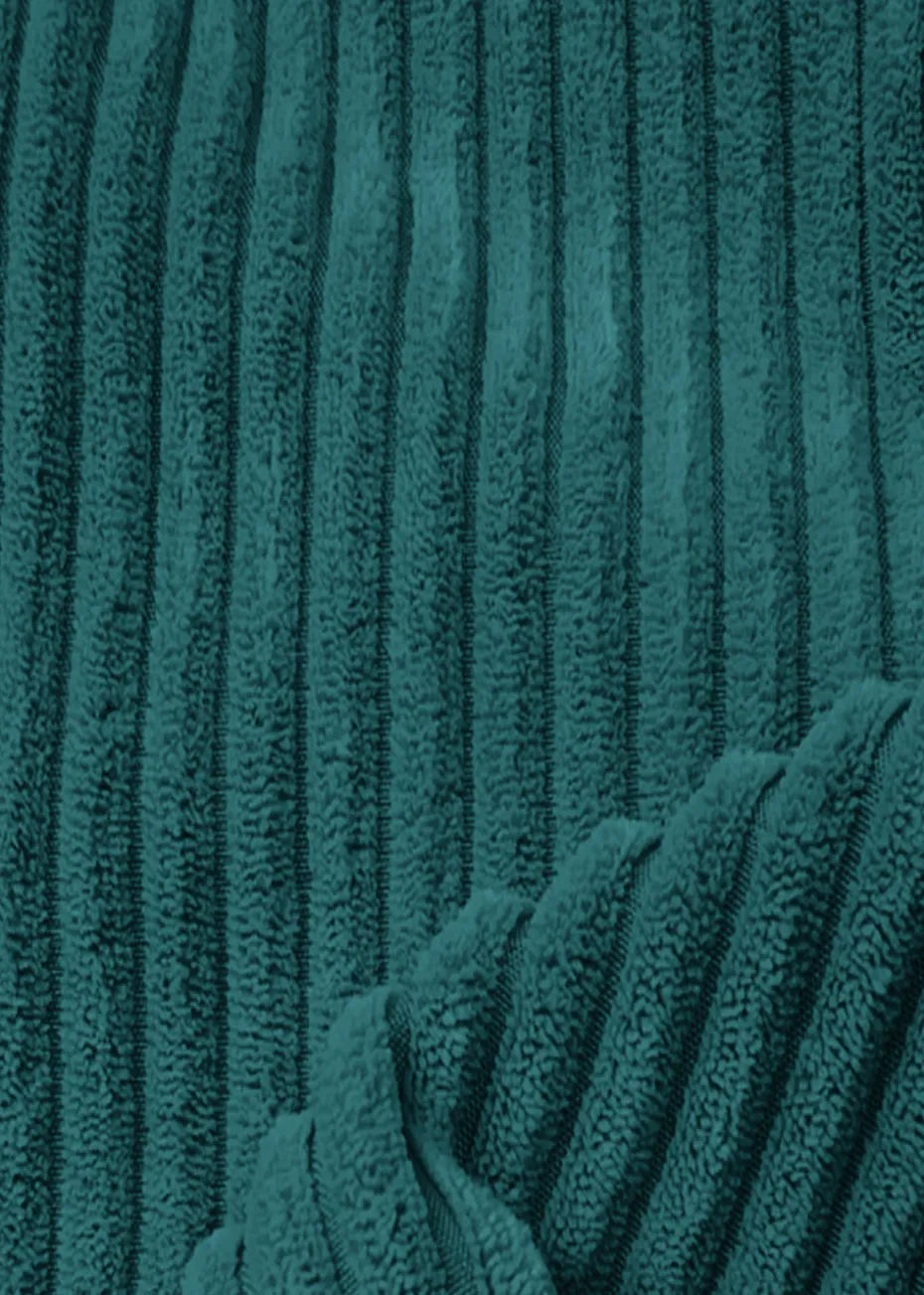 rucomfy Jumbo Cord Burrower Large Teal Pet Bed