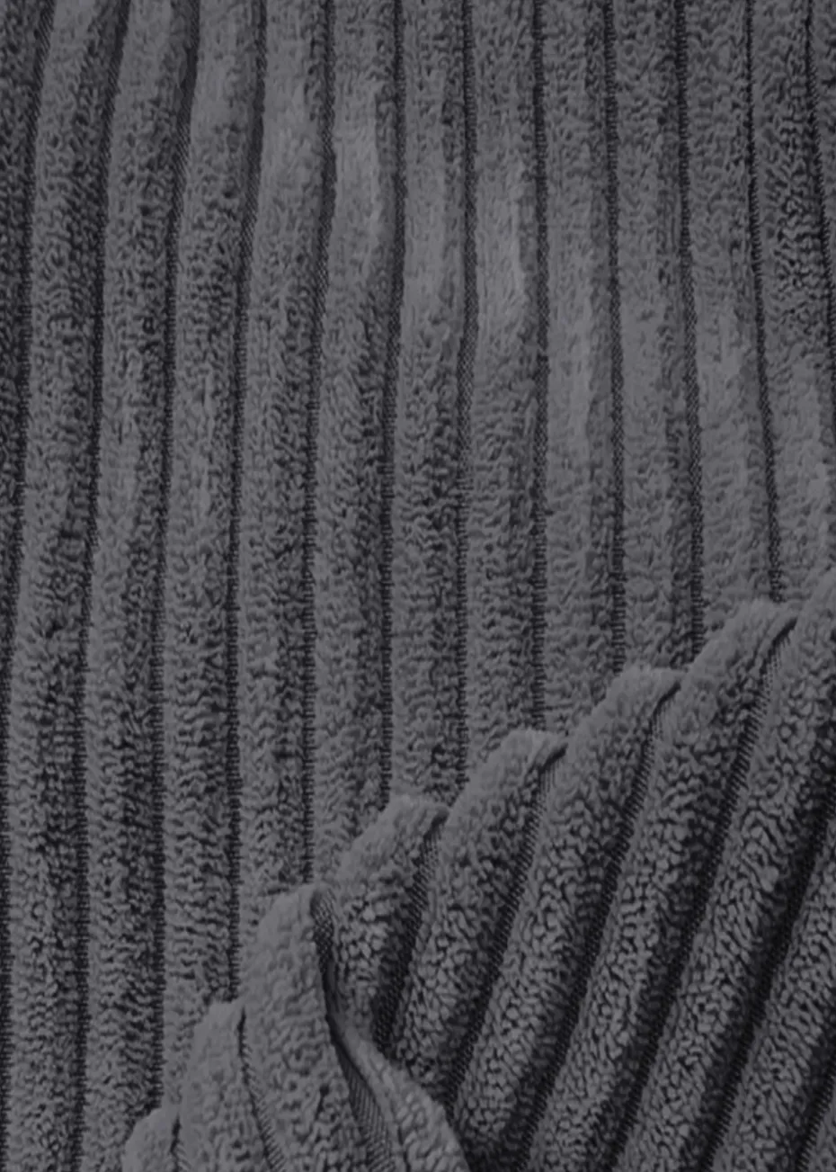 rucomfy Jumbo Cord Flip-It Large Slate Grey Pet Bed