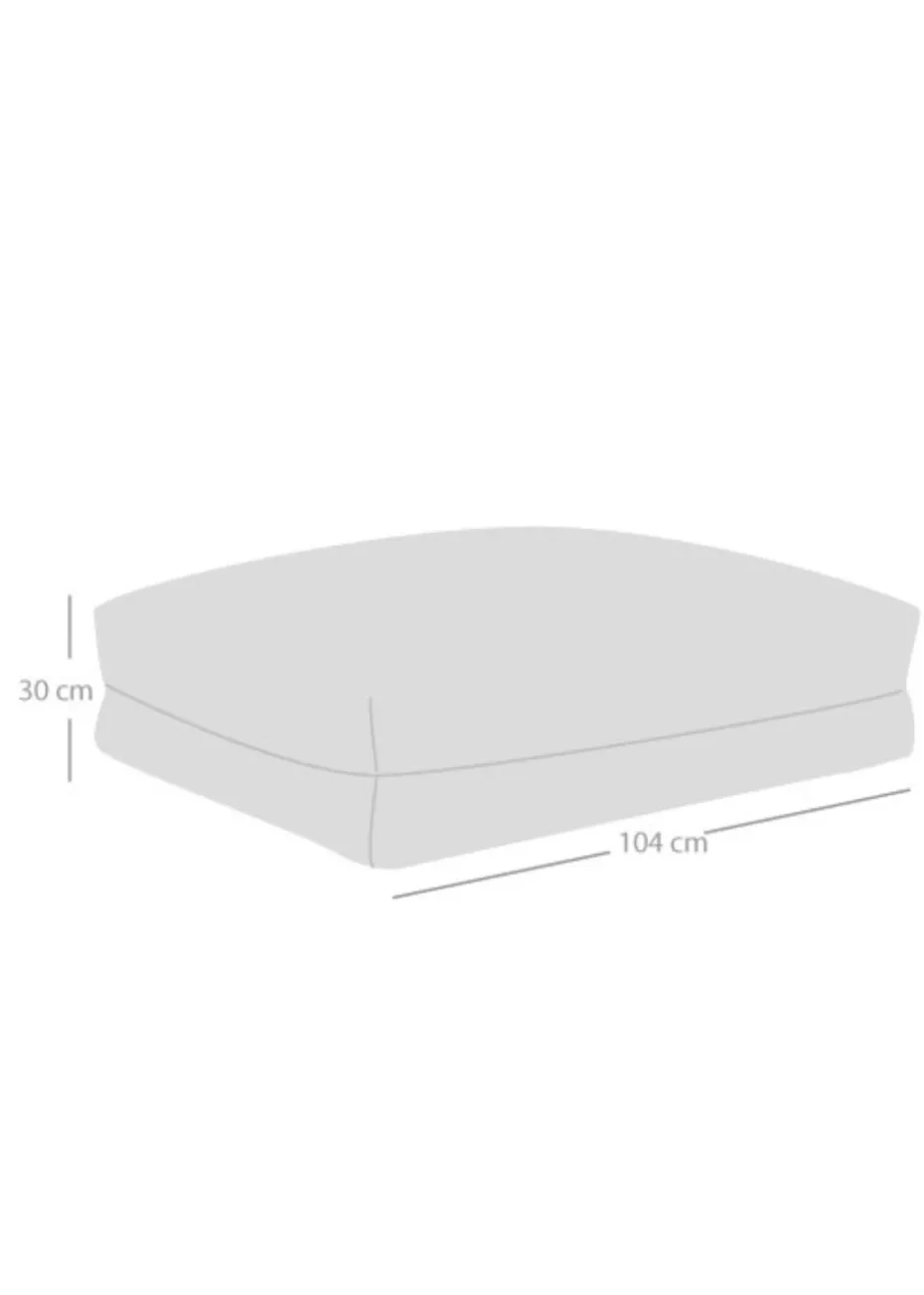 rucomfy Jumbo Cord Flip-It Large Mustard Pet Bed