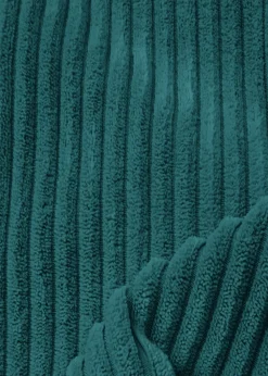 rucomfy Jumbo Cord Slouchbag Teal Beanbag