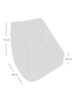 rucomfy Printed Kids Snuggle Chair Platinum Stars Beanbag