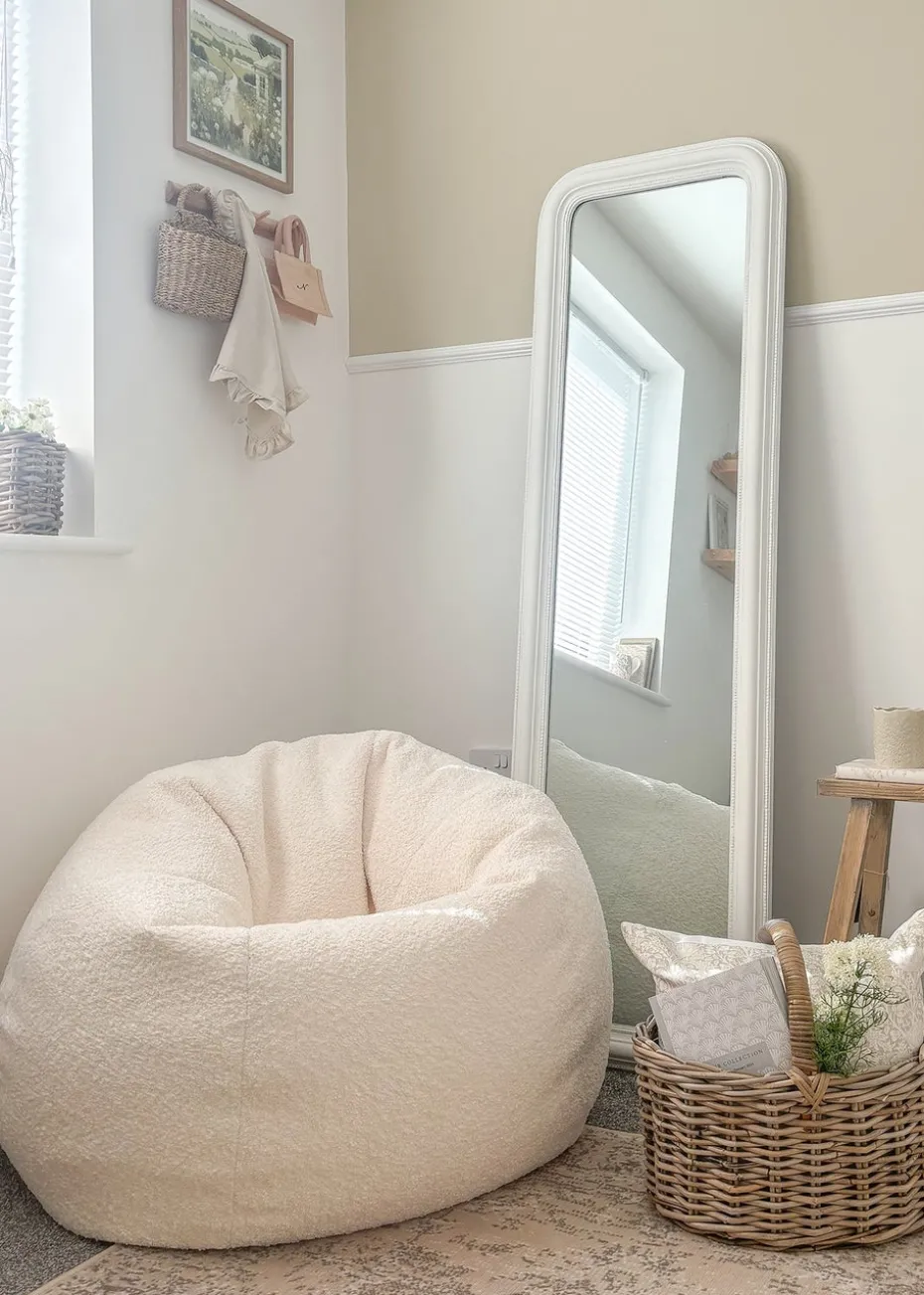 rucomfy Snug Slouchbag Natural Beanbag