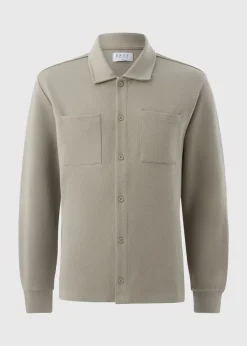 Sage Smart Textured Co Ord Overshirt