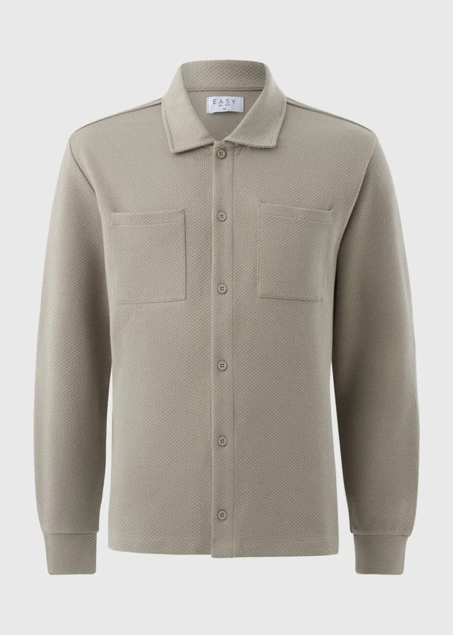 Sage Smart Textured Co Ord Overshirt