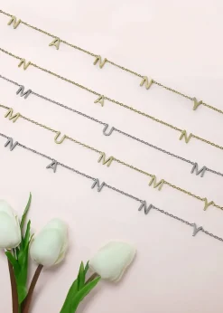 Say It With Silver Mummy Necklace