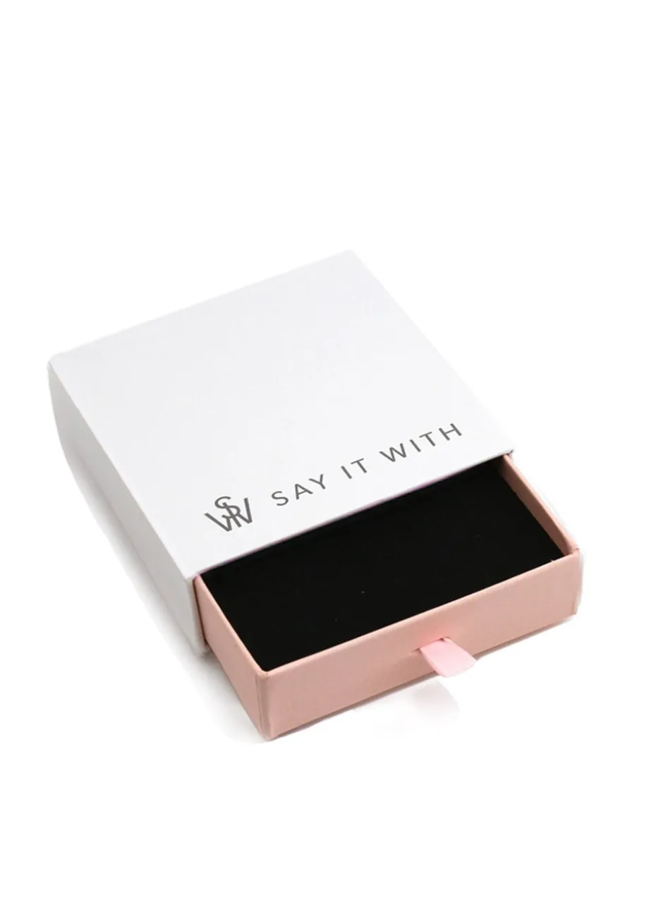 Say It With Silver Pear Bracelet