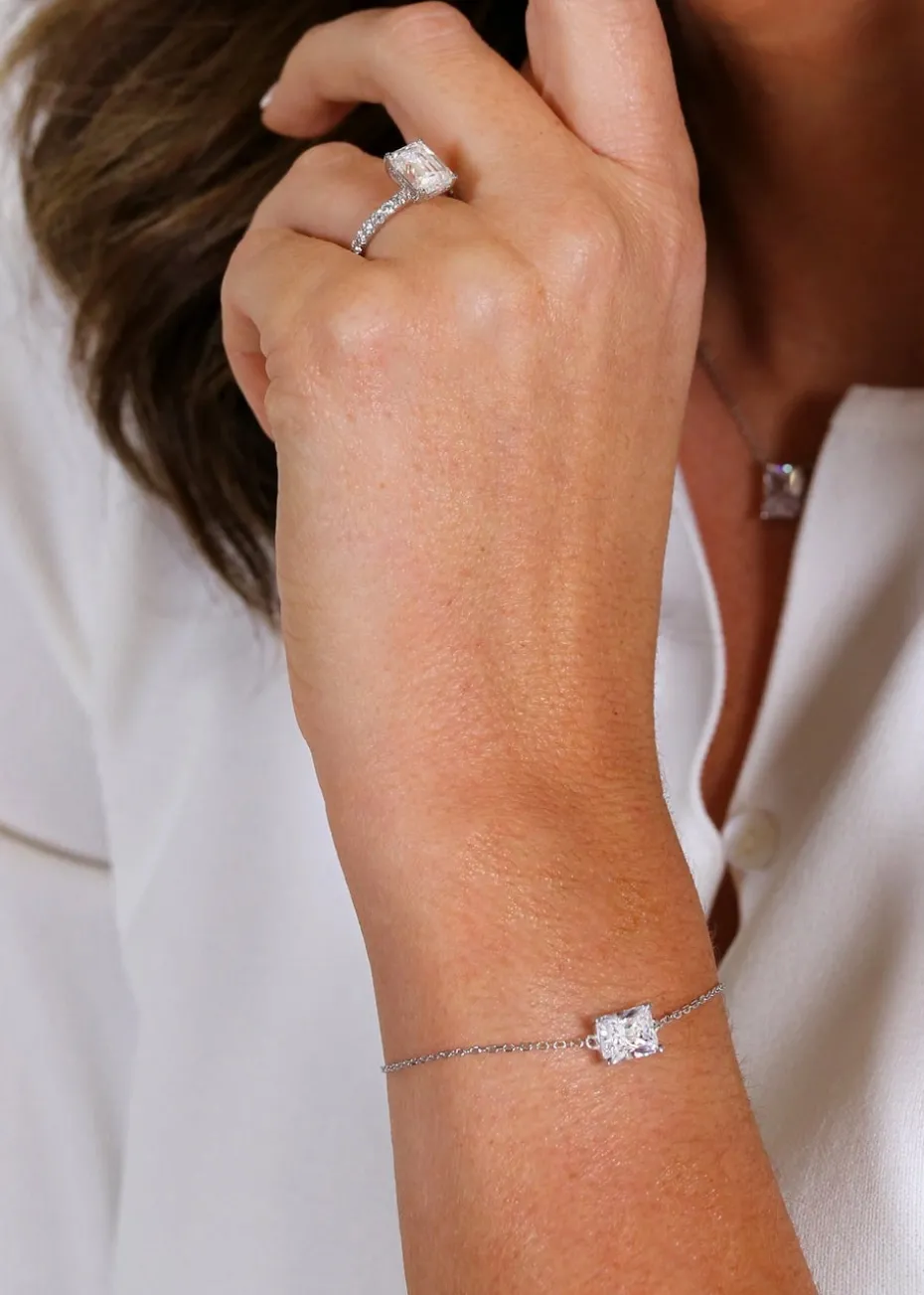 Say It With Silver Radiant Bracelet