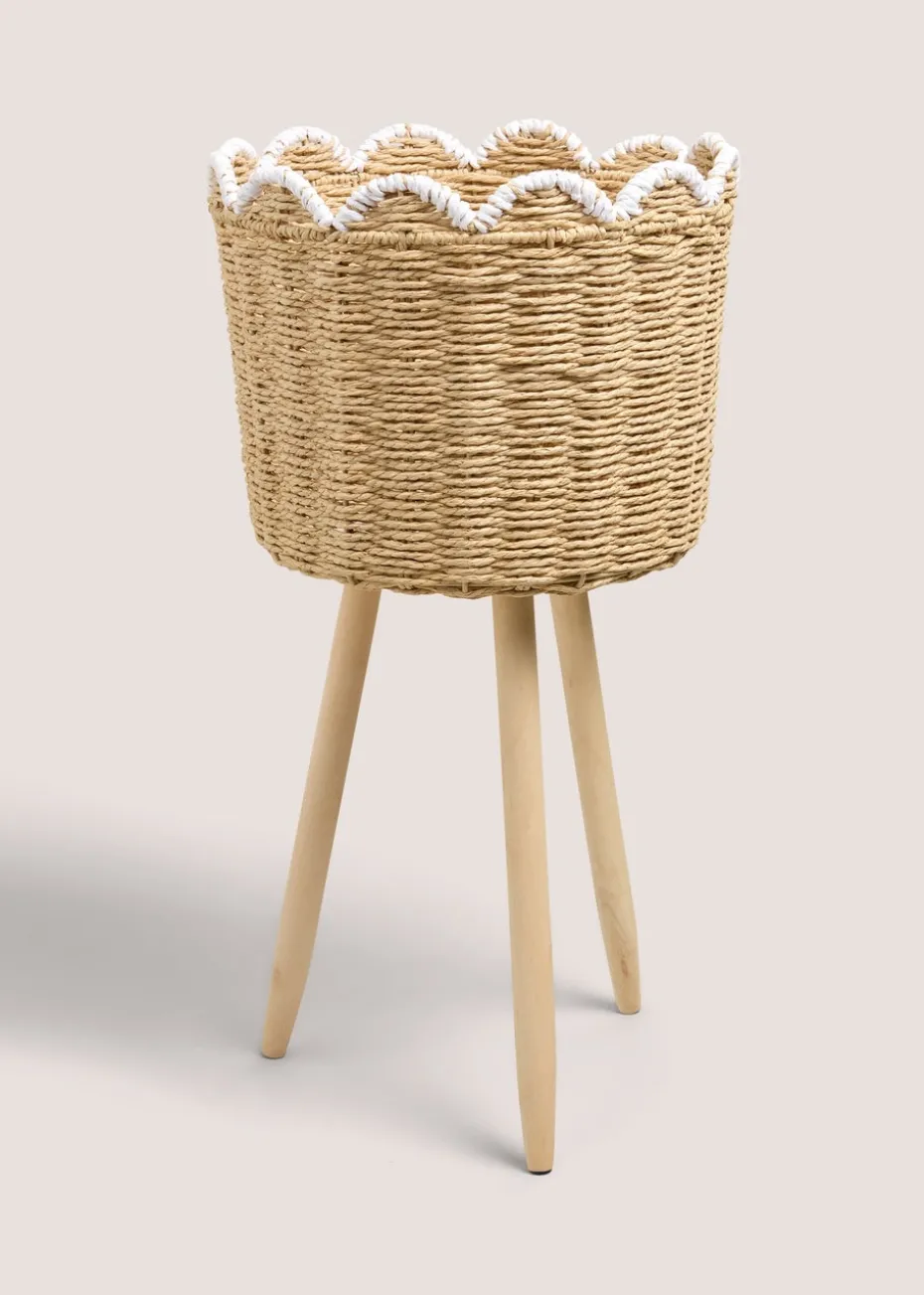 Scallop Edge Set of Two Baskets