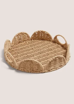 Scallop Edge Woven Vase
