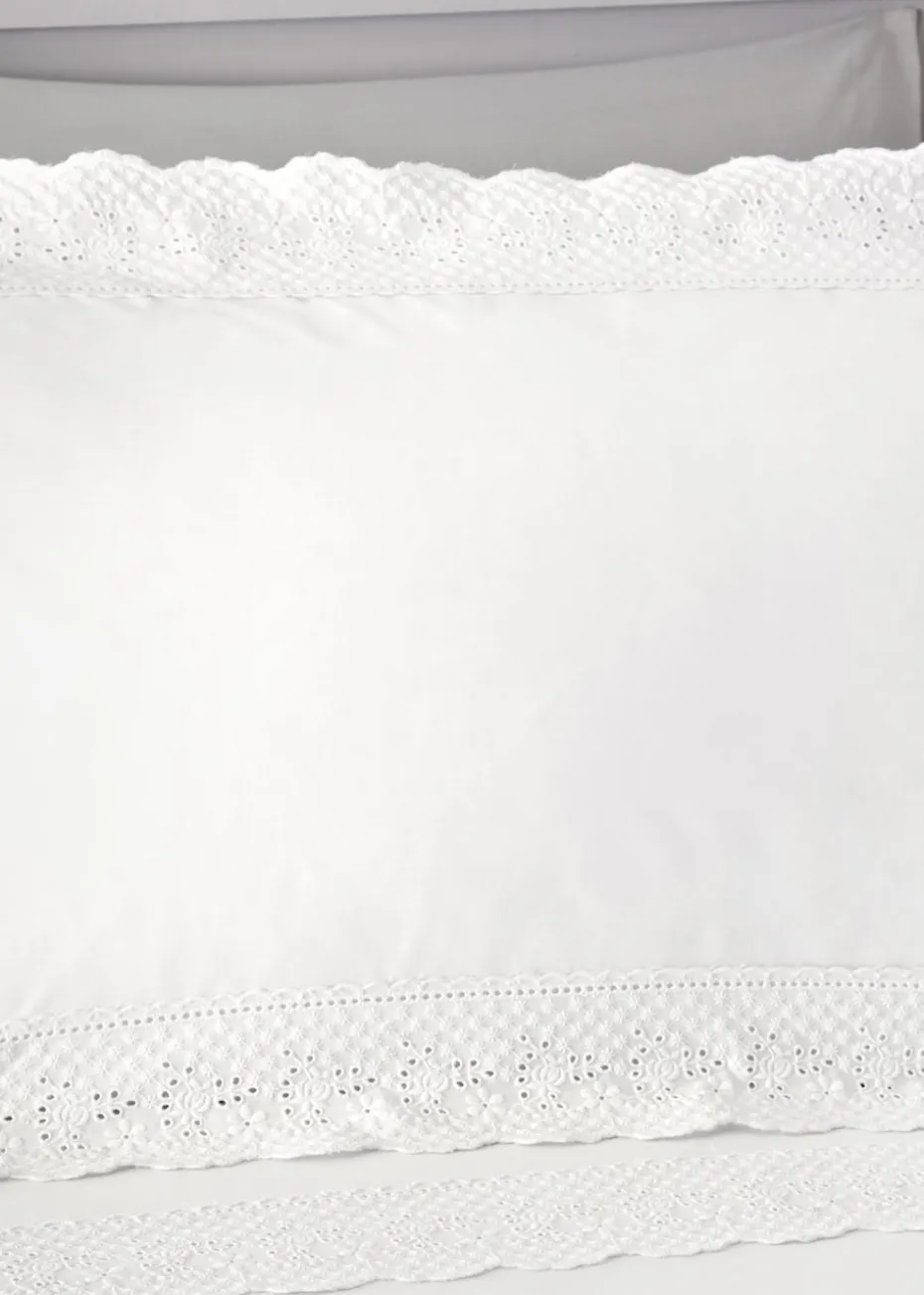 Serene Renaissance White Duvet Cover Set