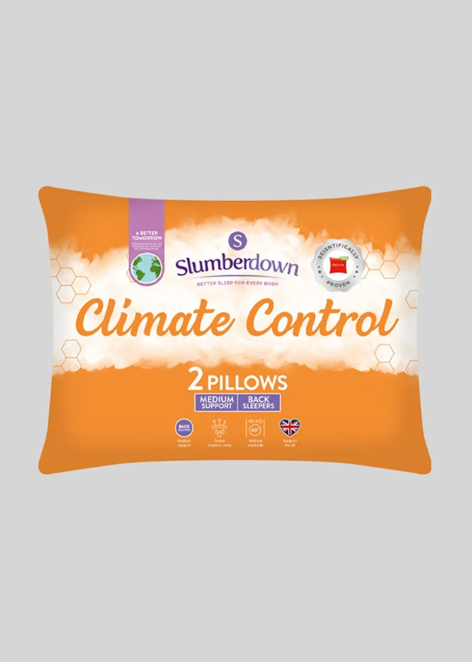 Slumberdown Temperature Climate Control Pillow Pair