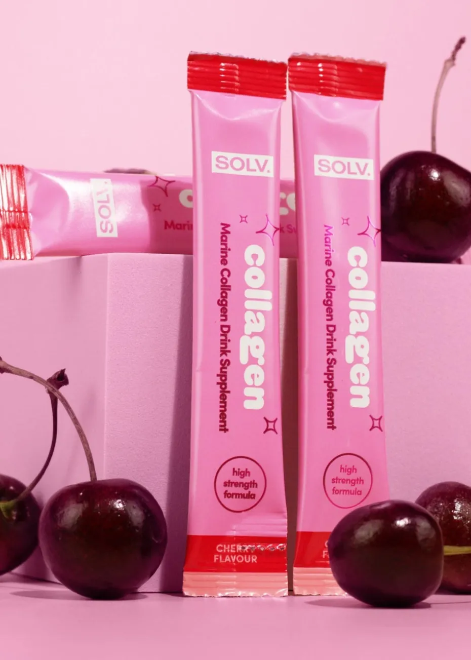 SOLV Cherry Liquid Collagen Sachet 16ml (14 Pack)