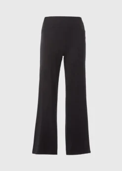 Souluxe Black Bootleg Jogging Bottoms
