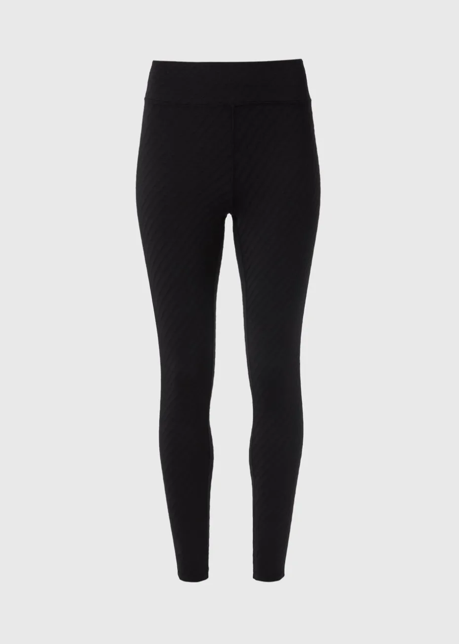 Souluxe Black Textured Leggings