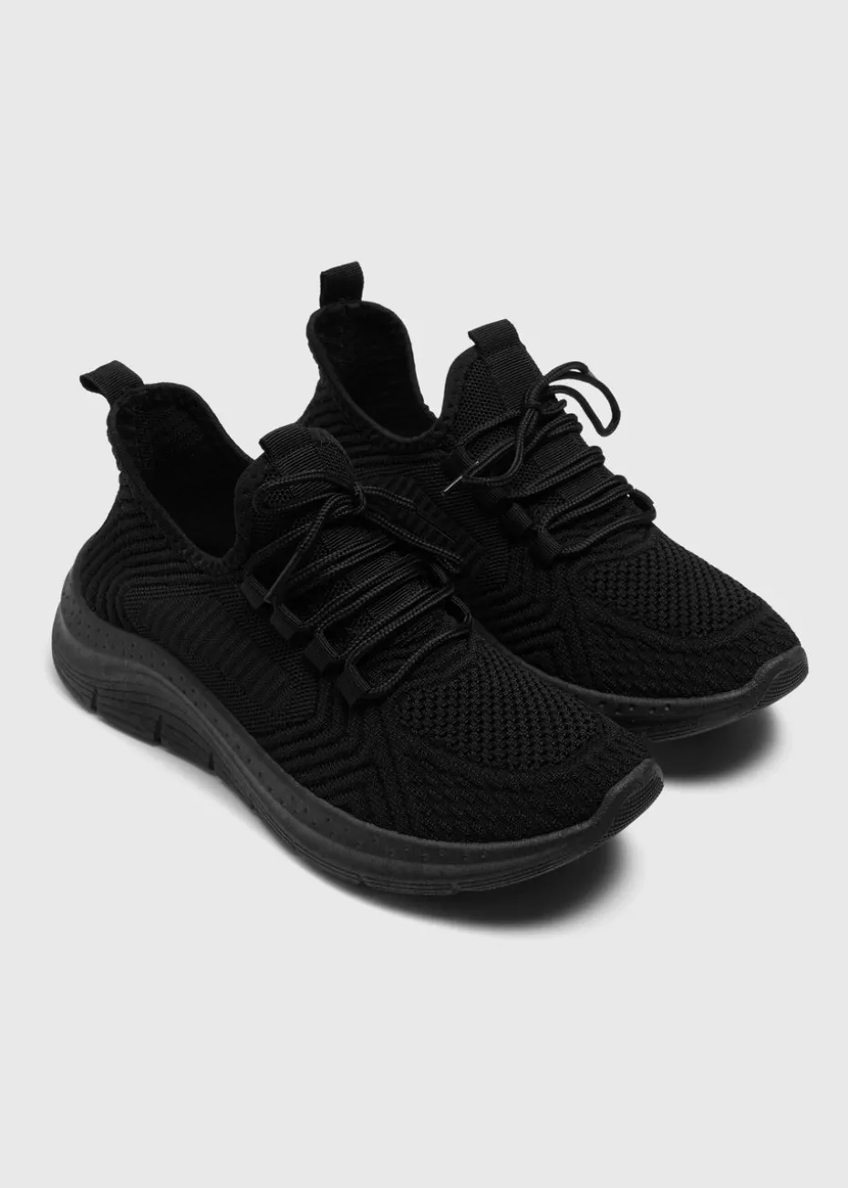 Souluxe Black Trainers