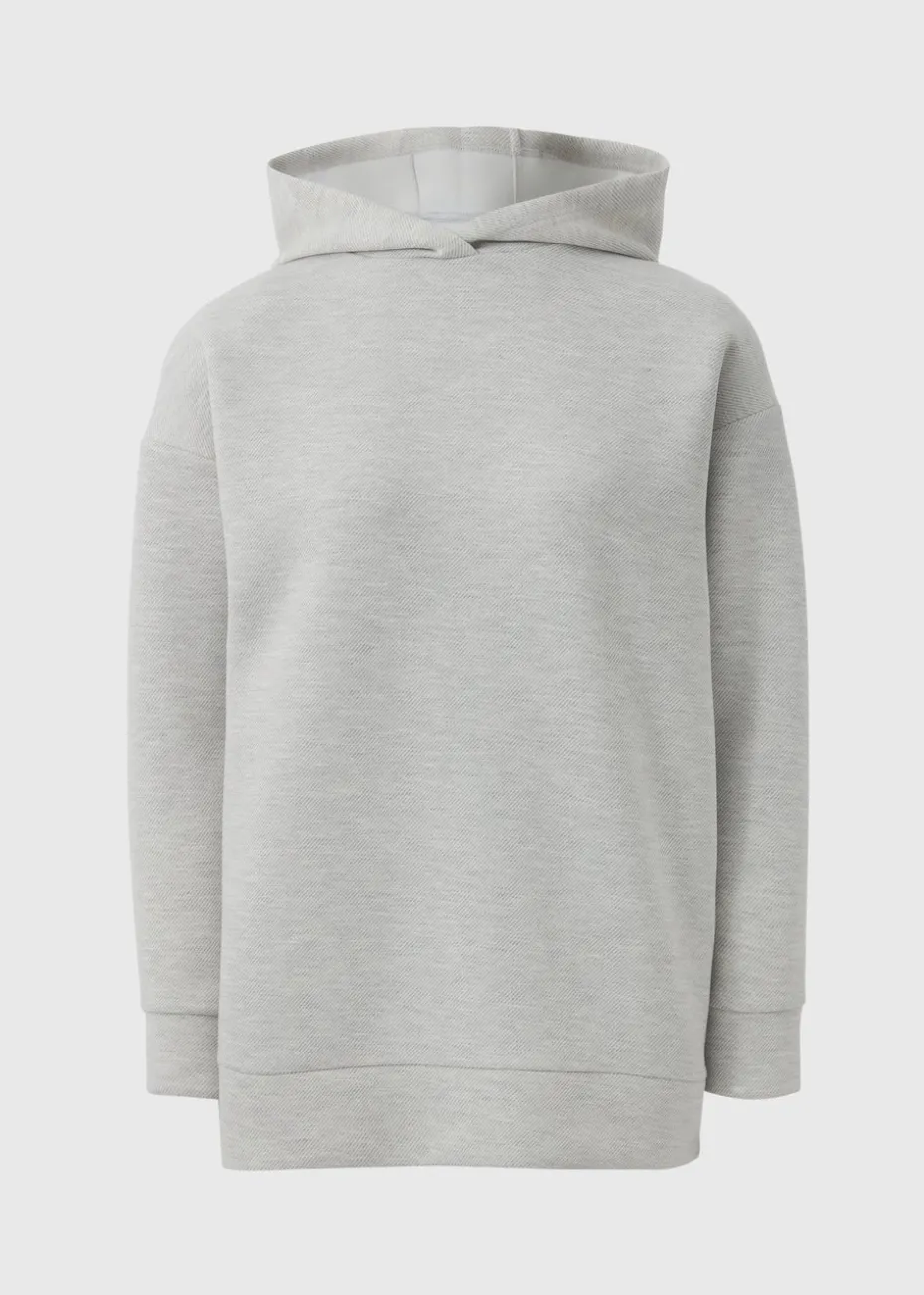 Souluxe Grey Scuba Hoodie