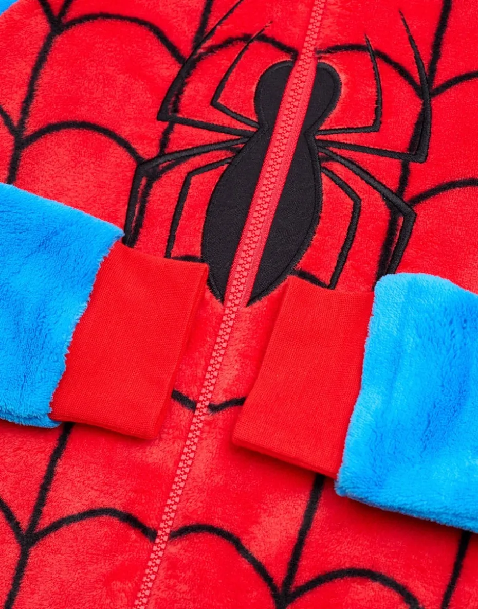 Spiderman Character Unisex Kids Blue Onesie (2-9 Years)