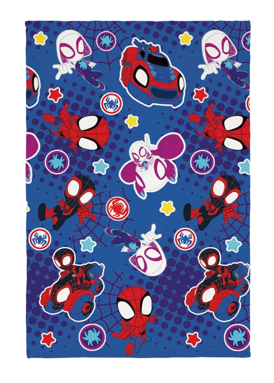 Spidey and His Amazing Friends Blue Blanket
