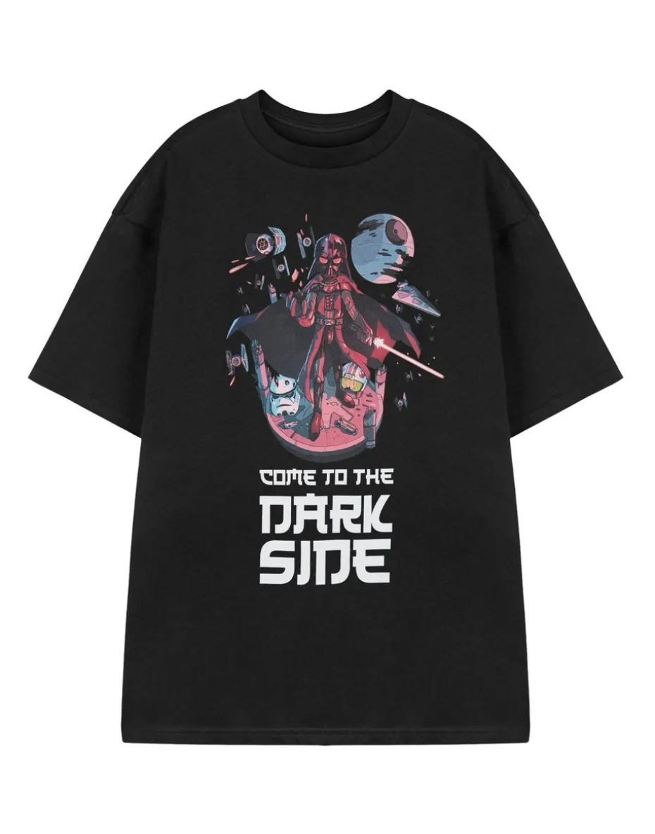 Star Wars Black Come To The Dark Side T Shirt