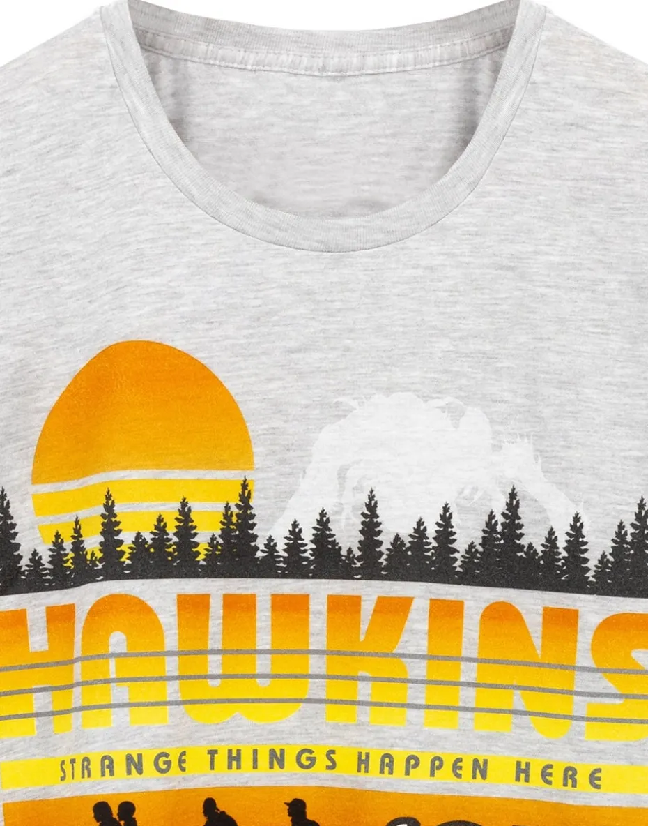 Stranger Things Mens Grey T-Shirt