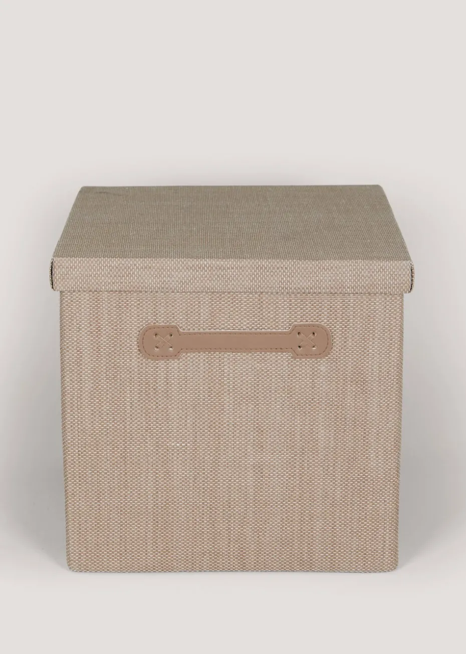 Taupe Foldable Storage Box