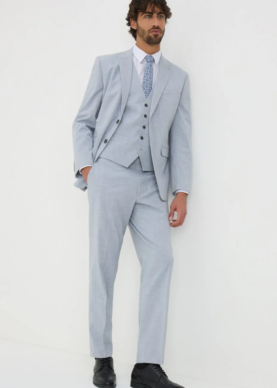 Taylor & Wright Azure Grey Melange Waistcoat