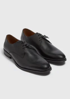 Taylor & Wright Black Faux Leather Derby Shoe