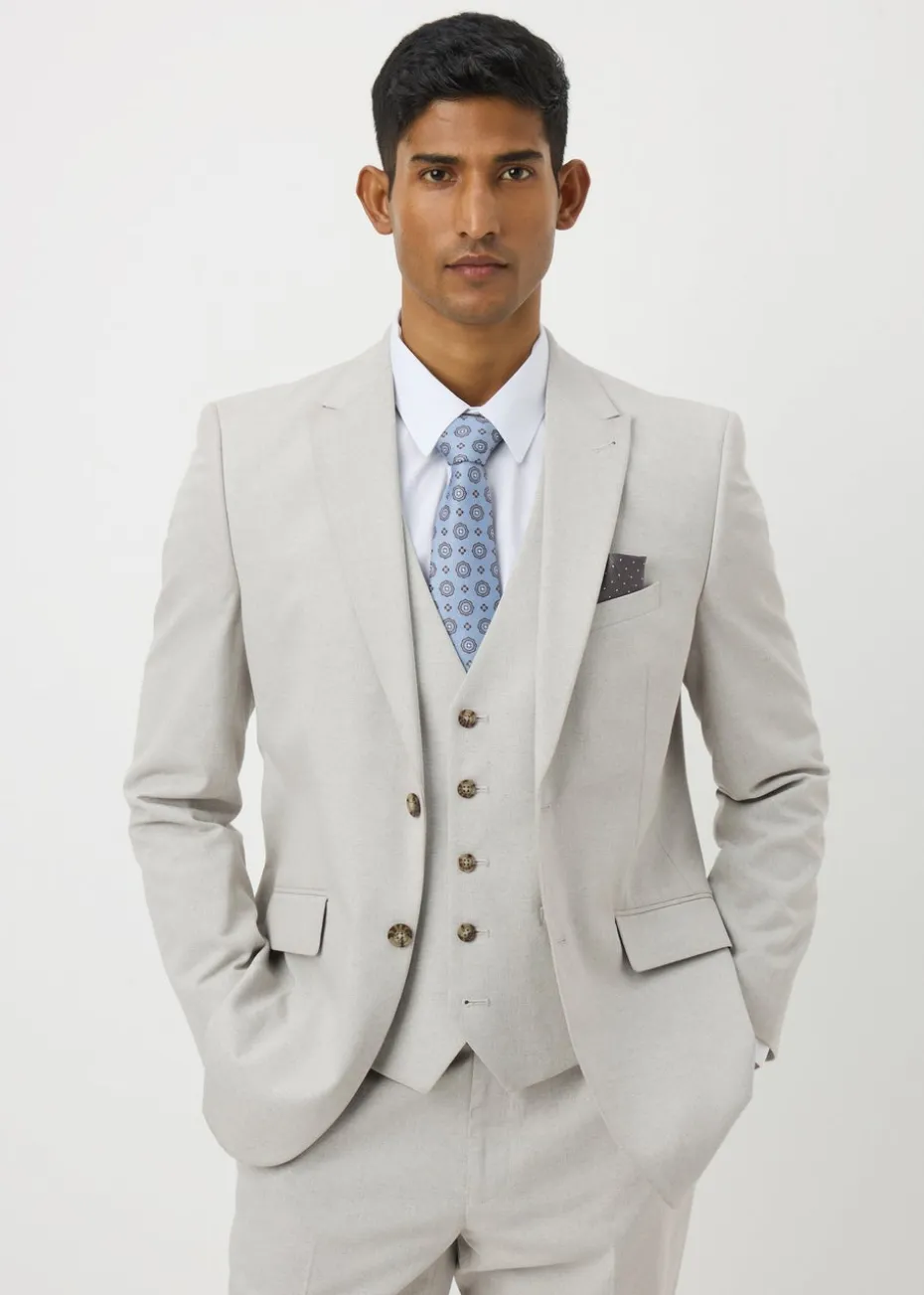 Taylor & Wright Carlo Italian Stone Tailored Suit Jacket