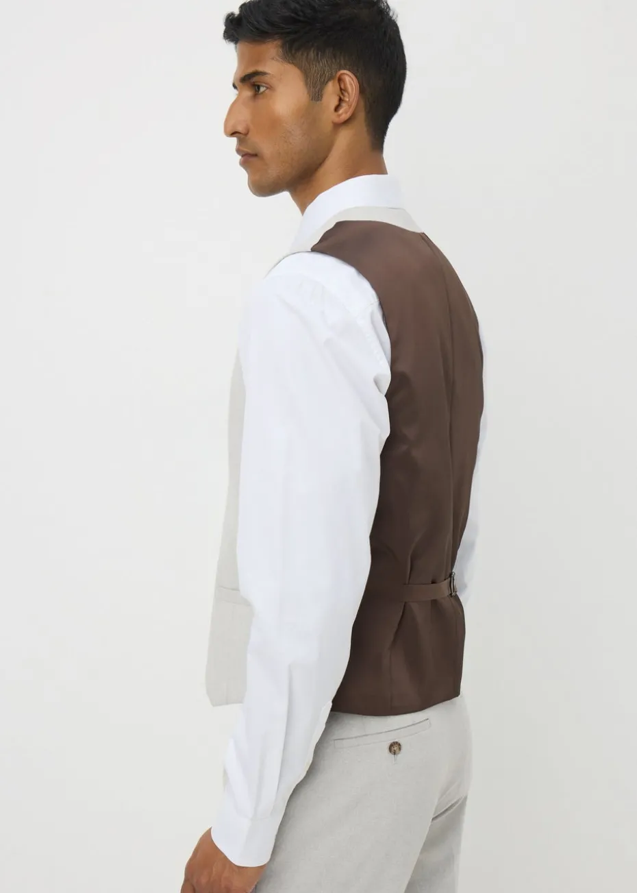 Taylor & Wright Carlo Italian Stone Tailored Waistcoat