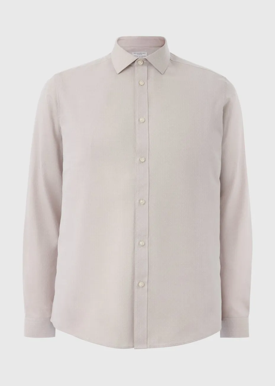 Taylor & Wright Stone Dobby Regular Fit Shirt