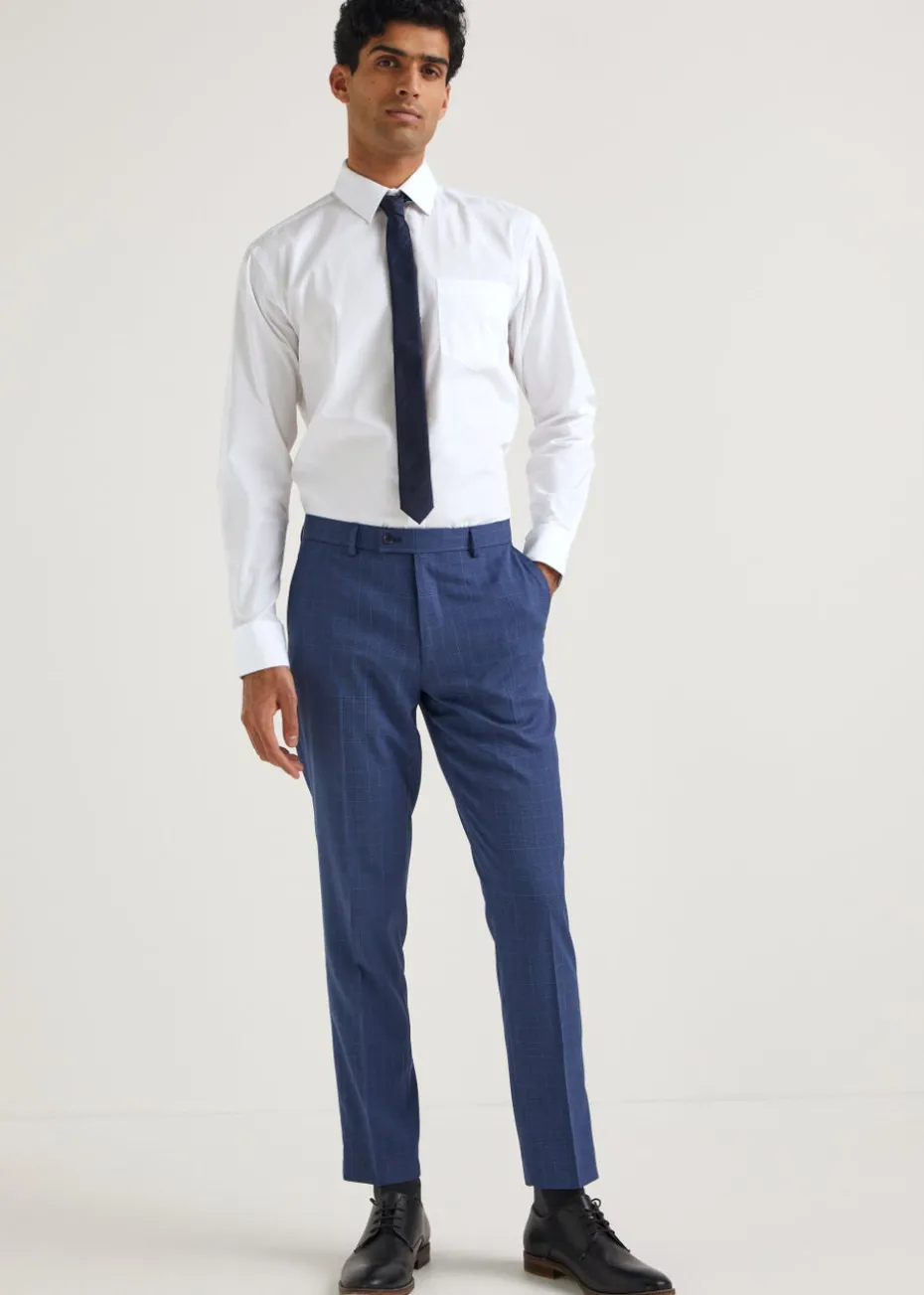 Taylor & Wright White Easy Care Regular Fit Long Sleeve Shirt