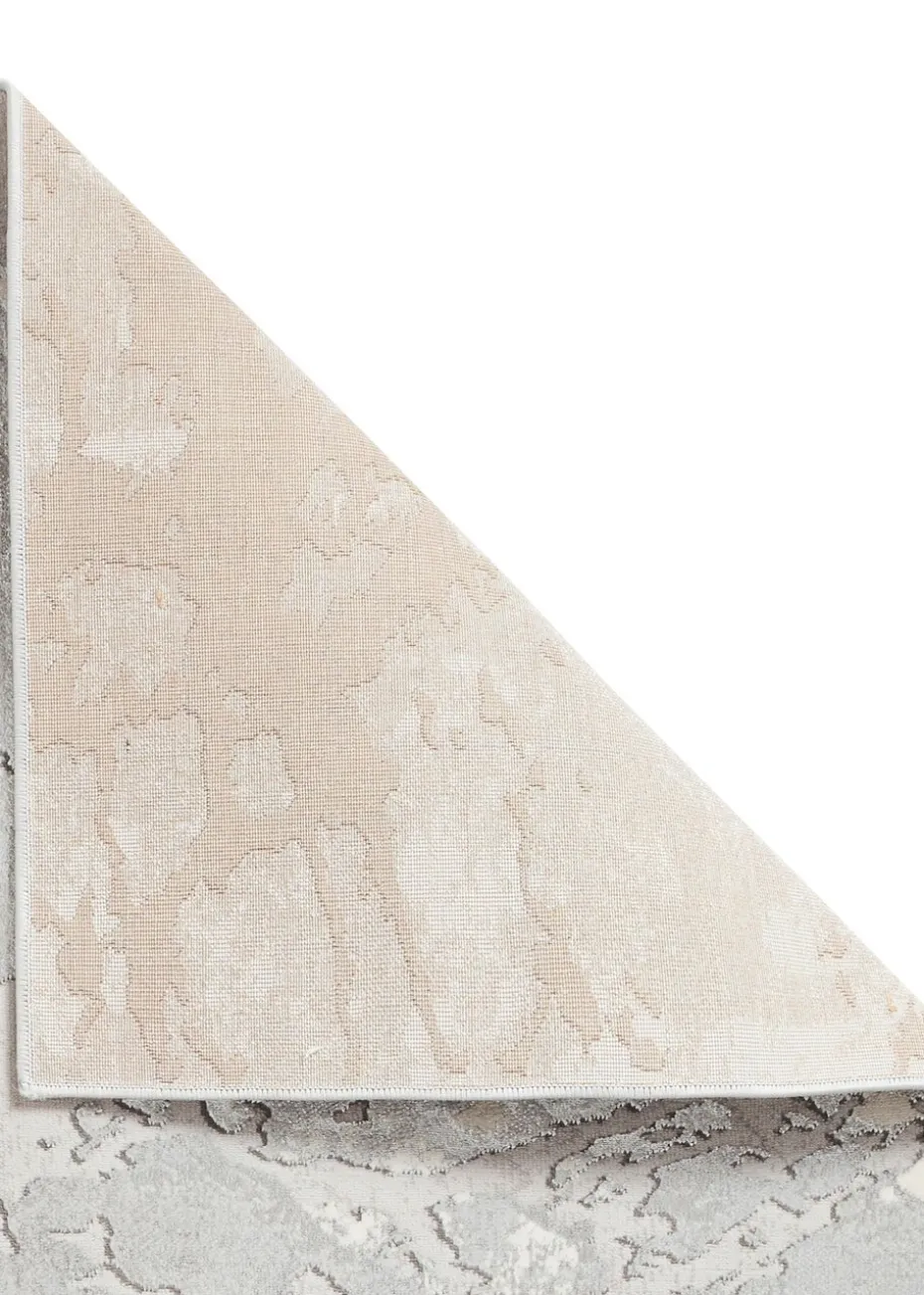 Think Rugs Apollo Grey/Ivory Modern Abstract Rectangle Rug