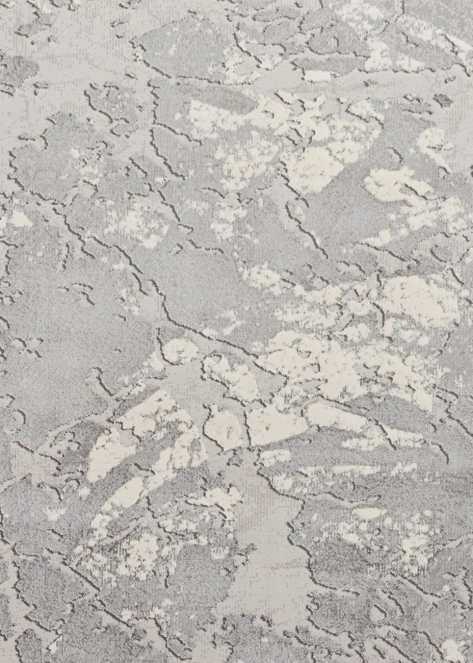 Think Rugs Apollo Grey/Ivory Modern Abstract Rectangle Rug