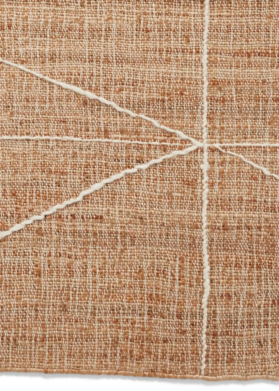 Think Rugs Bazaar Natural Natural Rectangle Rug