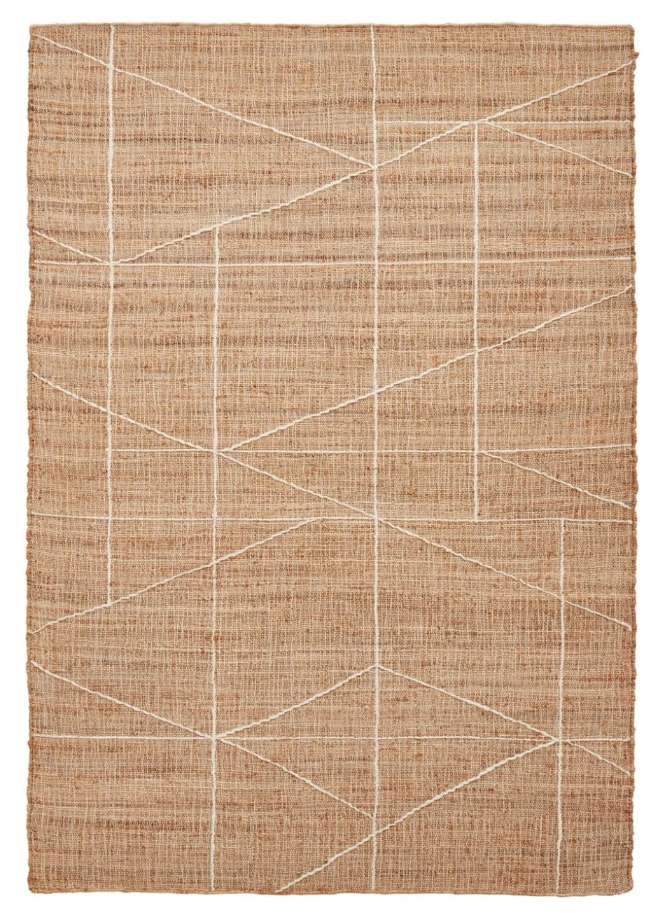 Think Rugs Bazaar Natural Natural Rectangle Rug