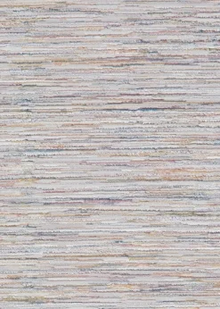 Think Rugs Creation Pink/Blue Modern Abstract Rectangle Rug