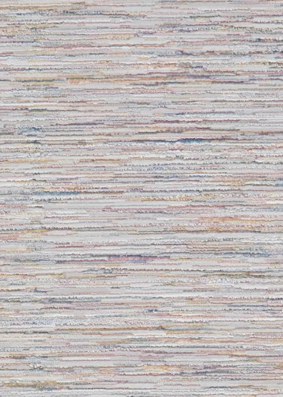 Think Rugs Creation Pink/Blue Modern Abstract Rectangle Rug