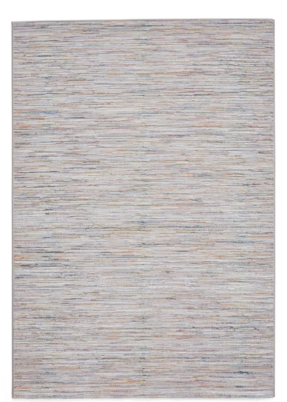Think Rugs Creation Pink/Blue Modern Abstract Rectangle Rug