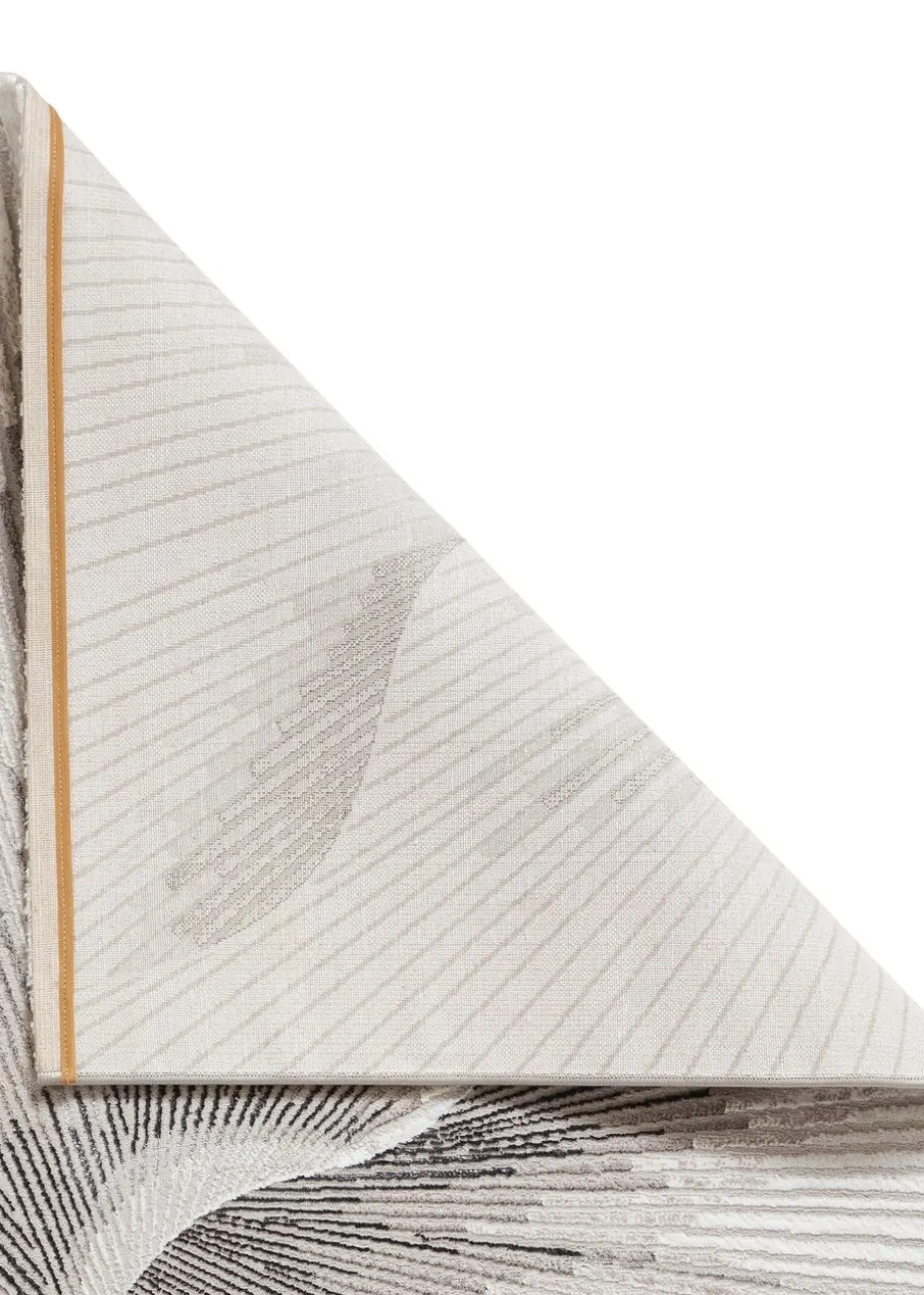 Think Rugs Creation Silver Modern Abstract Rug