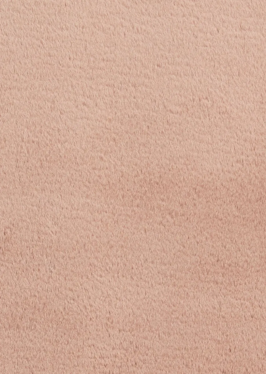 Think Rugs Super Teddy Mink Plain Shaggy Rectangle Rug