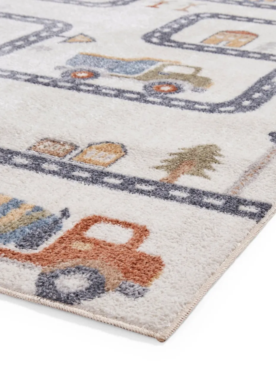 Think Rugs Vida Kids Map Washable Rug