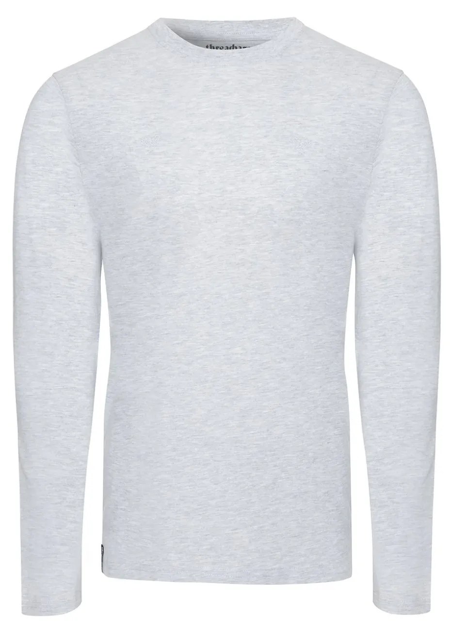 Threadbare Black 3-Pack Assorted Long Sleeve Cotton T Shirts