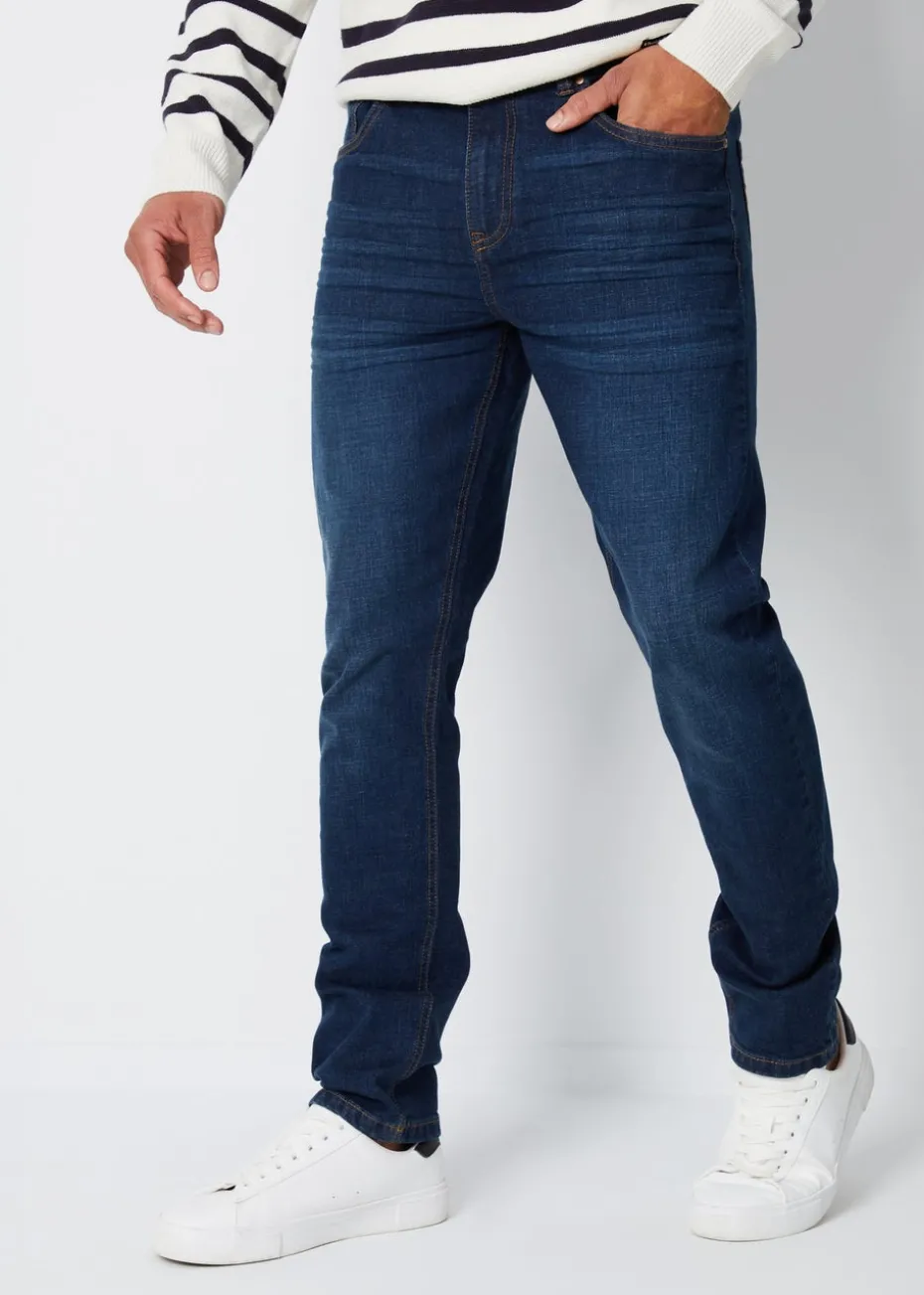 Threadbare Blue Slim Fit Jeans With Stretch
