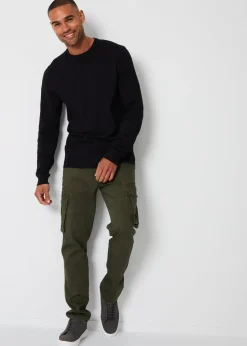 Threadbare Navy 2 Pack Crew Neck Knitted Jumpers