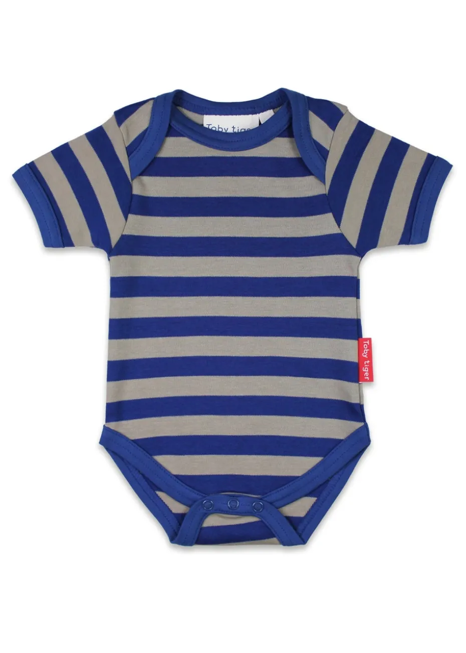 Toby Tiger Organic Multi Colour Transport Print Baby Gift Set (Newborn - 12 months)