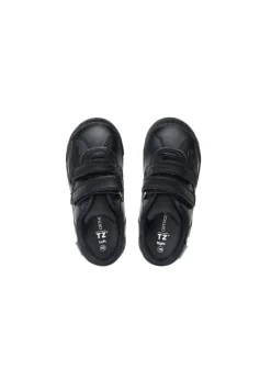 ToeZone Boys Black Jay Ortholite Dinosaur Rip Tape Shoe (Younger 8- Older 3)