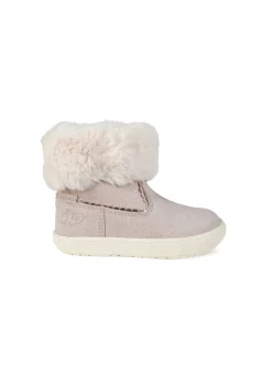 ToeZone Girls Pink Vienna Shimmer Fur Boot (Younger 4 - Younger 10)
