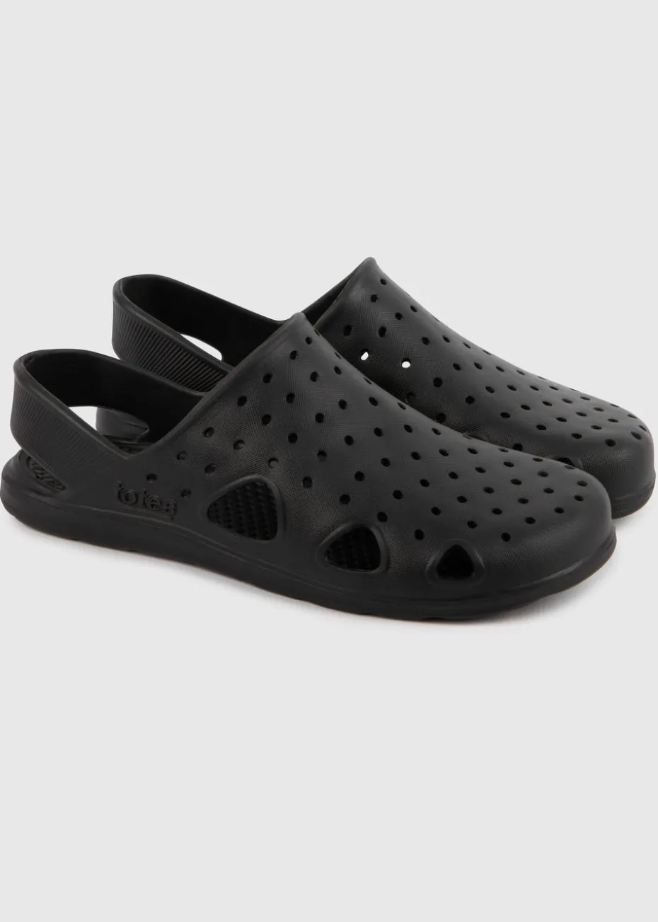 Totes Isotoner Black Clog